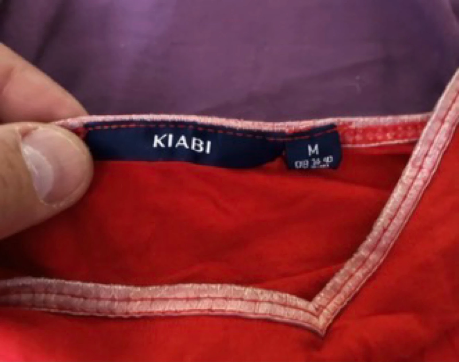 Débardeur rouge KIABI femme taille M (38/40) – photo 4